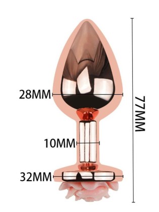 Metalna analna kupa u boji zlata- AT 1228-4